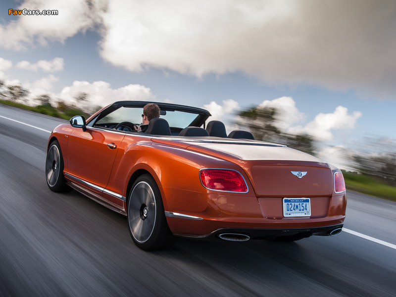 Images of Bentley Continental GT Speed Convertible 2013–14 (800 x 600)