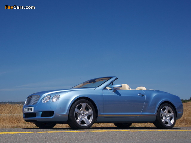 Images of Bentley Continental GTC 2006–08 (640 x 480)