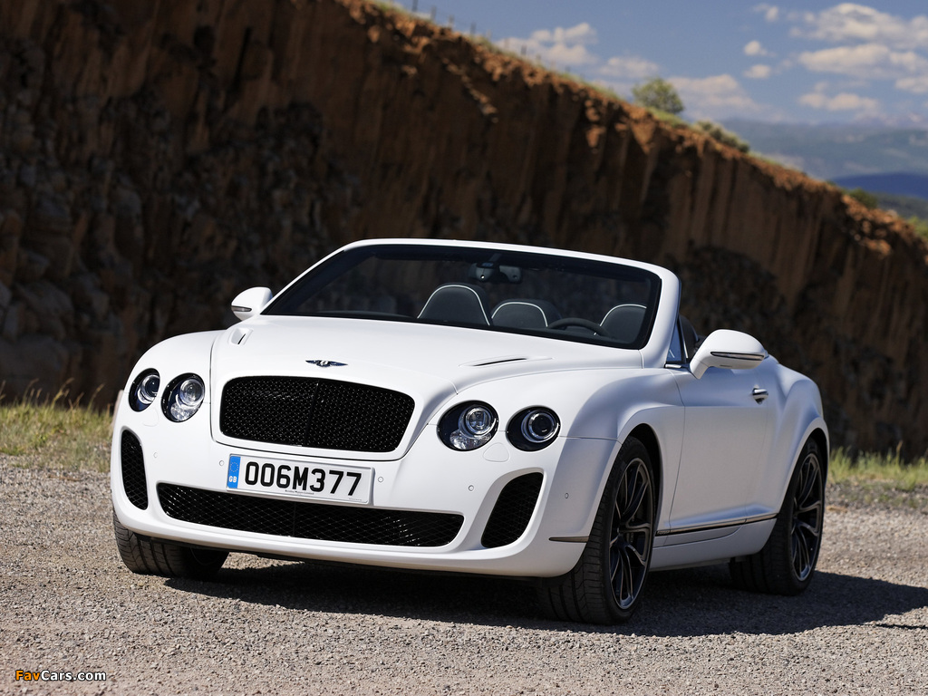 Photos of Bentley Continental Supersports Convertible 2010–11 (1024 x 768)