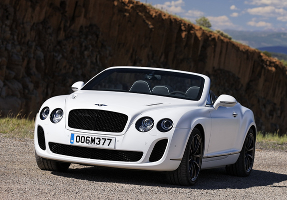 Photos of Bentley Continental Supersports Convertible 2010–11