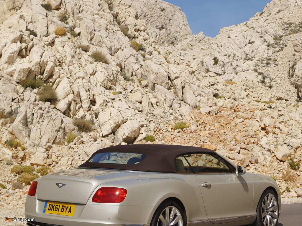 Photos of Bentley Continental GT Convertible 2011–15 (1024 x 768)