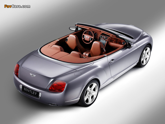 Pictures of Bentley Continental GTC 2006–08 (640 x 480)
