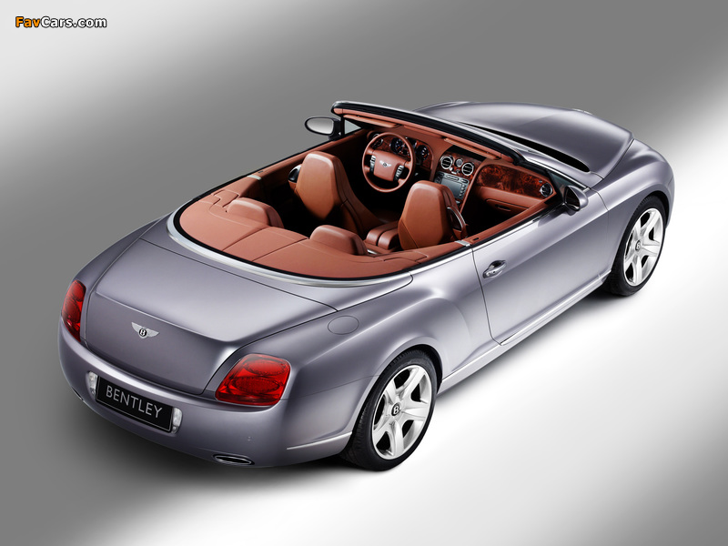 Pictures of Bentley Continental GTC 2006–08 (800 x 600)