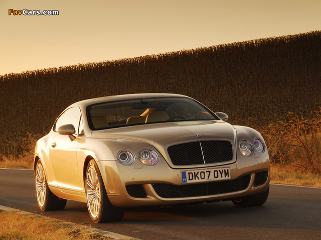 Pictures of Bentley Continental GT Speed 2007–11 (640 x 480)