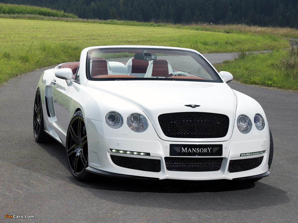 Pictures of Mansory Bentley Continental GTC 2008–10 (1024 x 768)