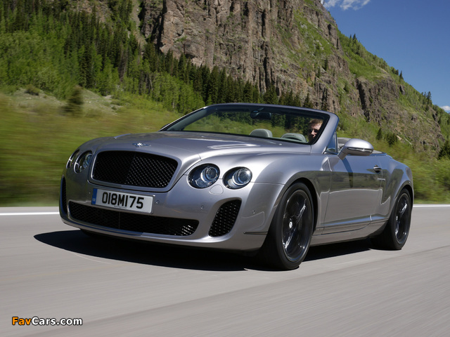 Pictures of Bentley Continental Supersports Convertible 2010–11 (640 x 480)