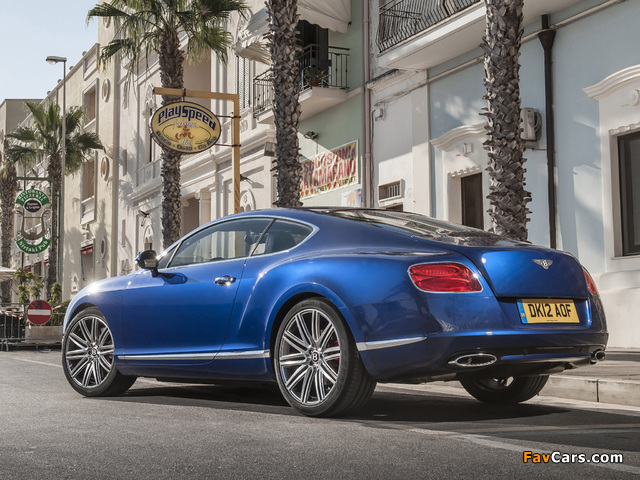 Pictures of Bentley Continental GT Speed 2012–14 (640 x 480)