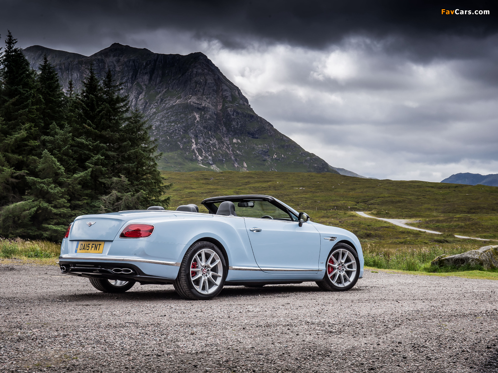 Pictures of Bentley Continental GT V8 S Convertible UK-spec 2015 (1024 x 768)