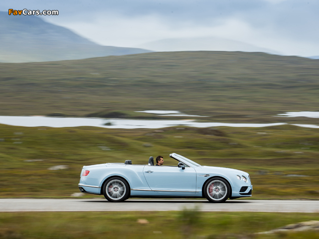Pictures of Bentley Continental GT V8 S Convertible UK-spec 2015 (640 x 480)
