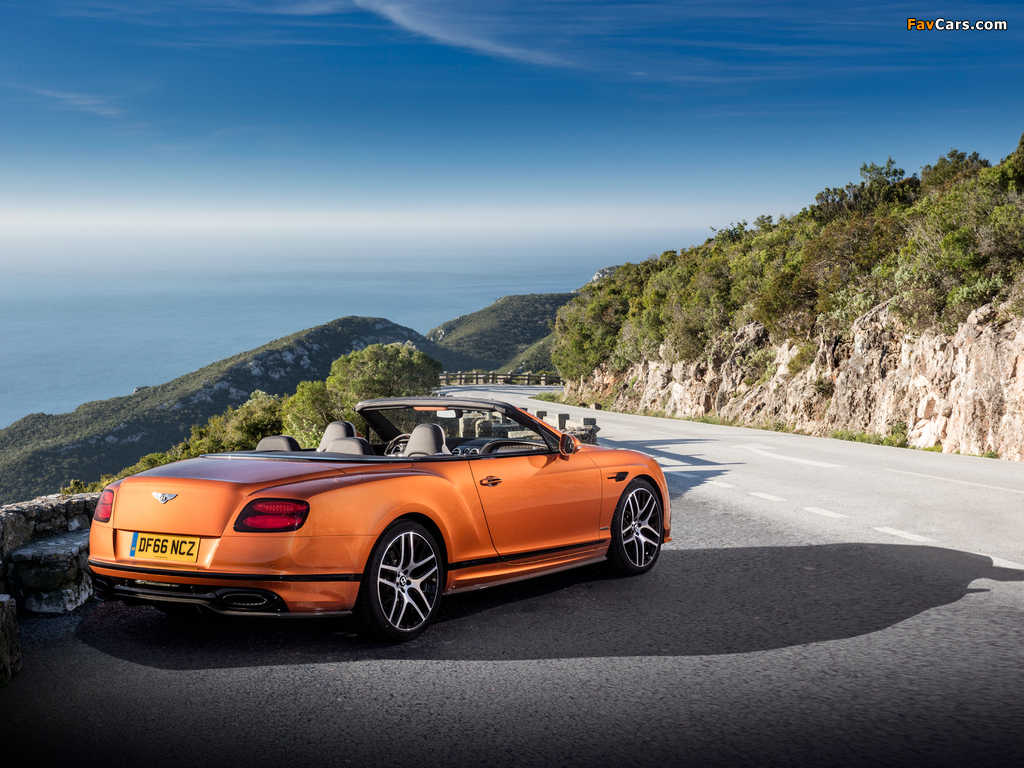 Pictures of Bentley Continental Supersports Convertible 2017 (1024 x 768)