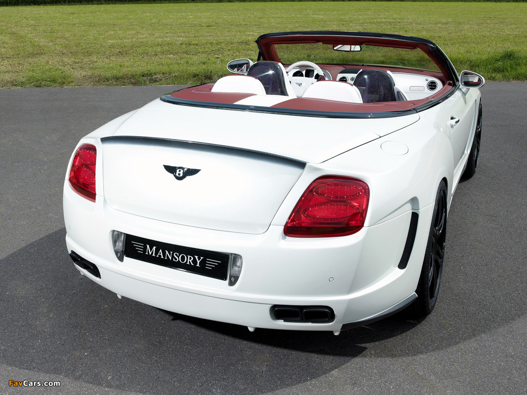 Mansory Bentley Continental GTC 2008–10 wallpapers (1024 x 768)