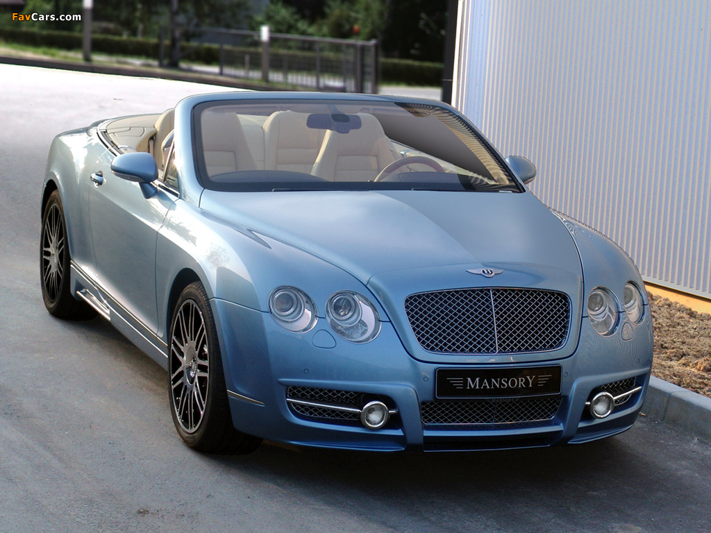 Mansory Bentley Continental GTC 2008–10 wallpapers (1024 x 768)