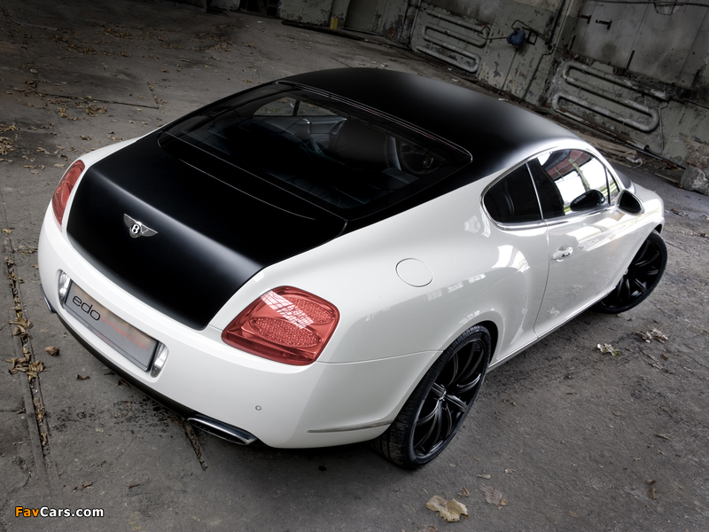 Edo Competition Bentley Continental GT Speed 2009–10 wallpapers (800 x 600)