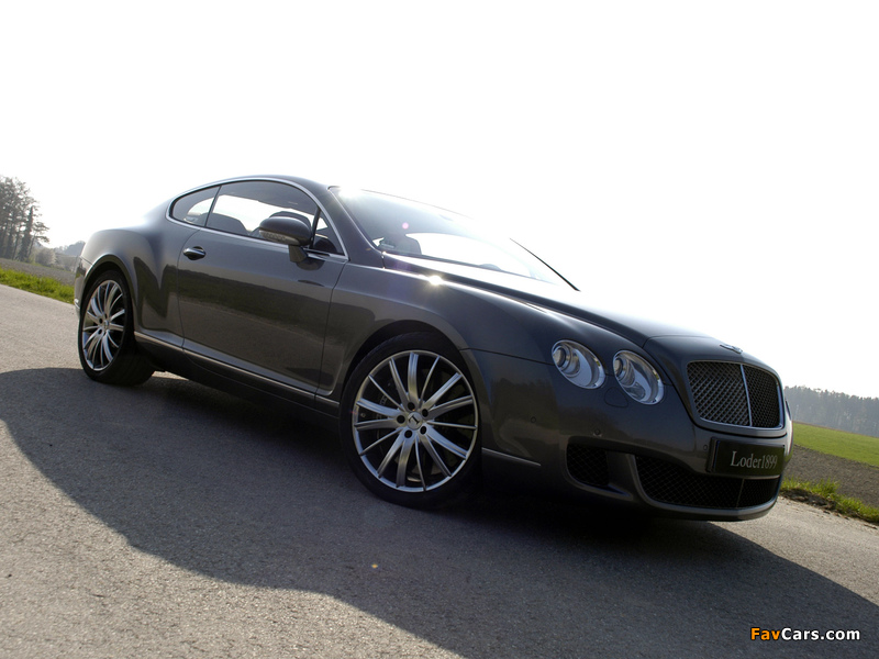 Loder1899 Bentley Continental GT 2009–10 wallpapers (800 x 600)