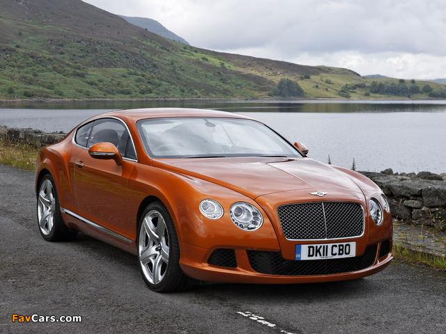 Bentley Continental GT UK-spec 2011 wallpapers (640 x 480)