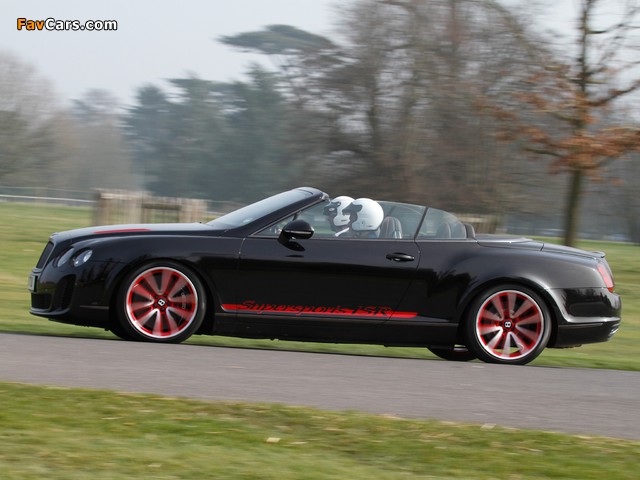 Bentley Continental Supersports ISR Mulliner Package Convertible 2011 wallpapers (640 x 480)