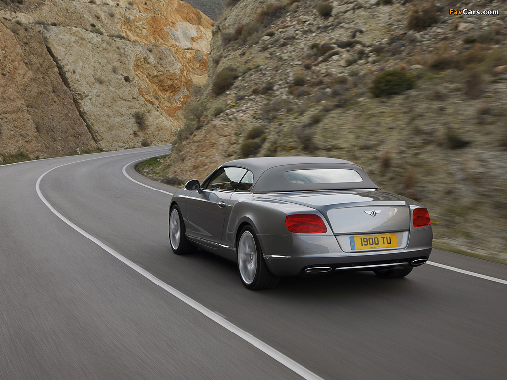 Bentley Continental GT Convertible 2011–15 wallpapers (1024 x 768)
