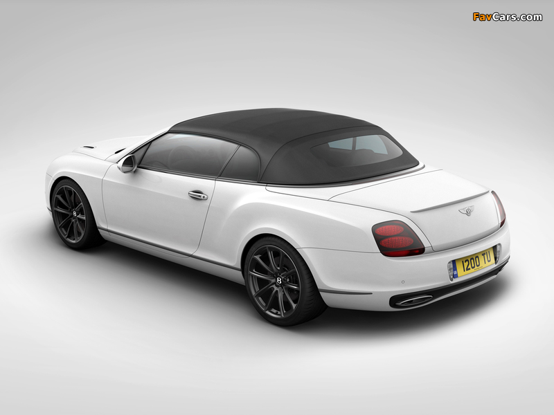 Bentley Continental Supersports ISR Convertible 2011 wallpapers (800 x 600)