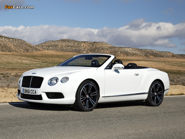 Bentley Continental GTC V8 2012 wallpapers (640 x 480)