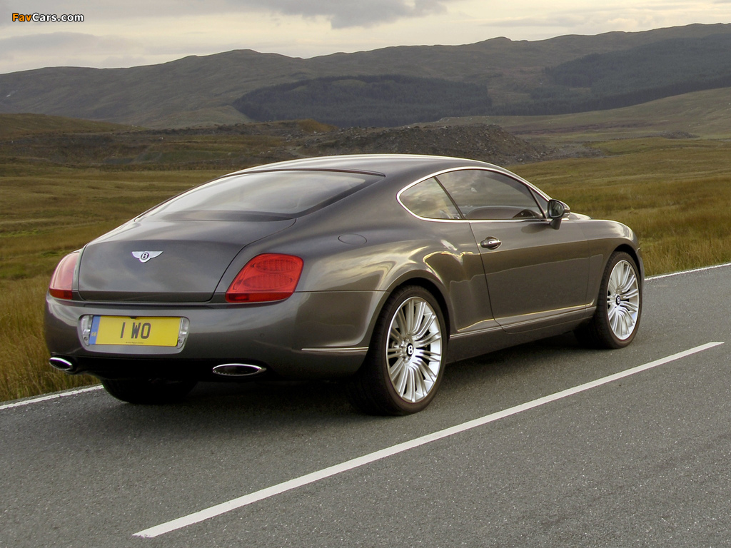 Bentley Continental GT Speed 2007–11 wallpapers (1024 x 768)