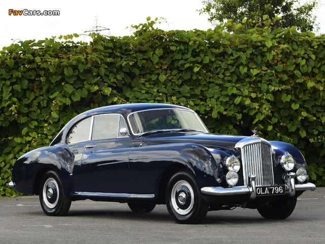 Bentley R-Type Continental Sports Saloon by Mulliner 1952 wallpapers (640 x 480)