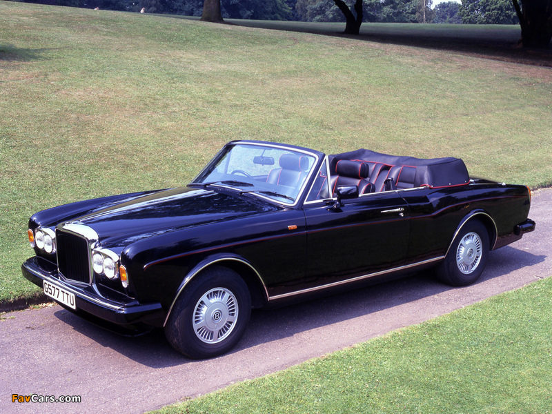 Bentley Continental Convertible UK-spec 1992–95 wallpapers (800 x 600)