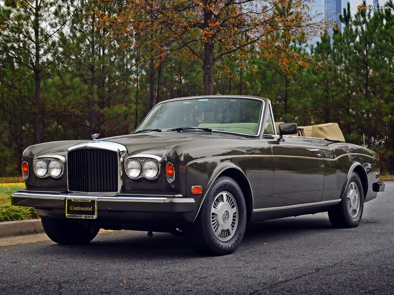 Images of Bentley Continental Convertible 1984–89 (1280 x 960)