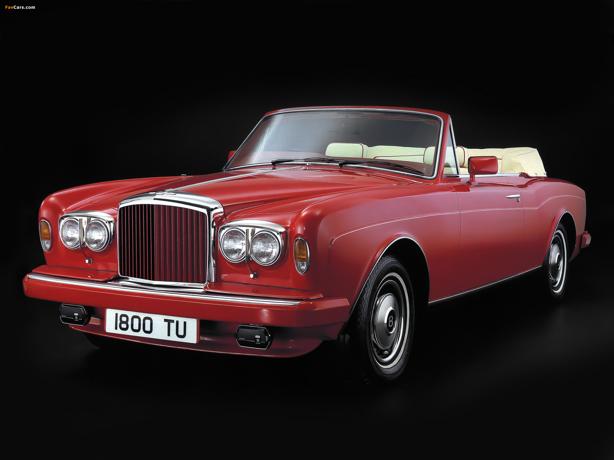 Photos of Bentley Continental Convertible UK-spec 1984–89 (2048 x 1536)