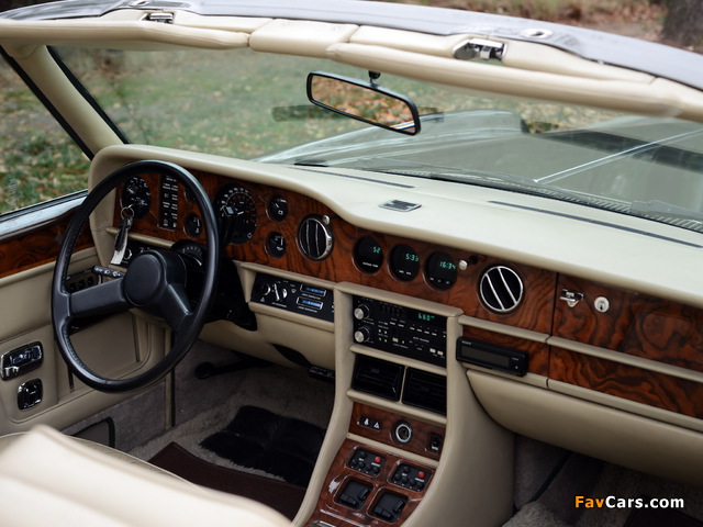 Photos of Bentley Continental Convertible 1984–89 (640 x 480)