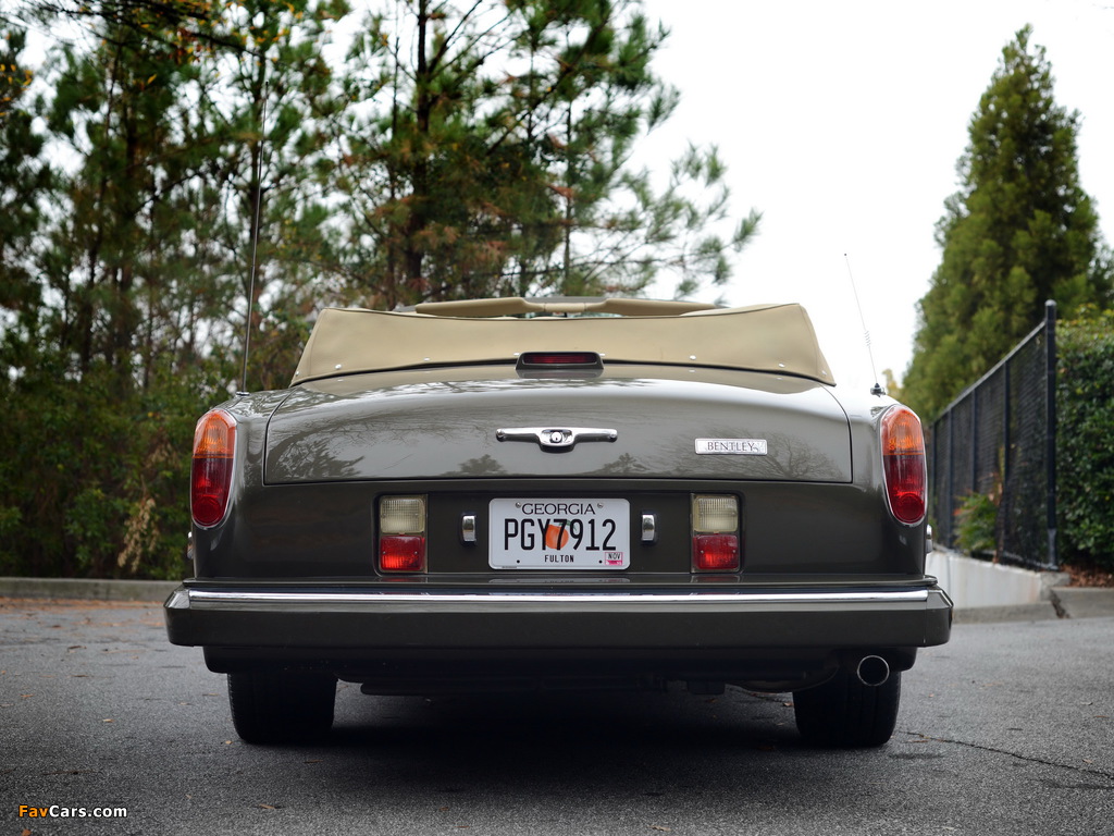 Pictures of Bentley Continental Convertible 1984–89 (1024 x 768)