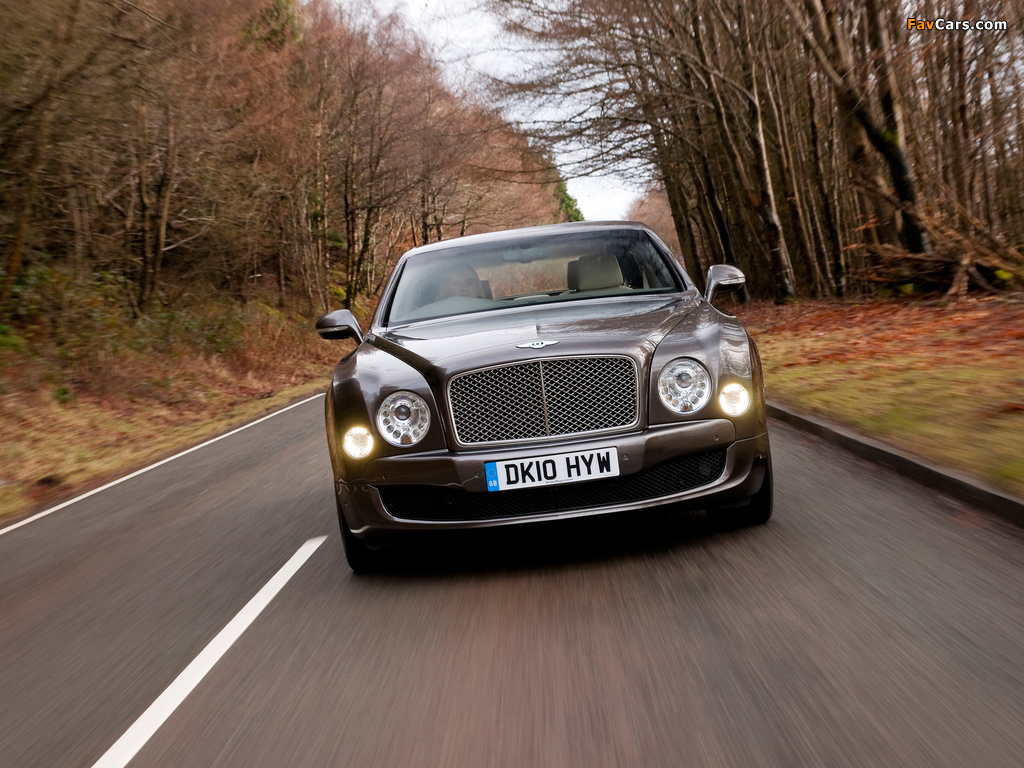 Bentley Mulsanne UK-spec 2010 wallpapers (1024 x 768)