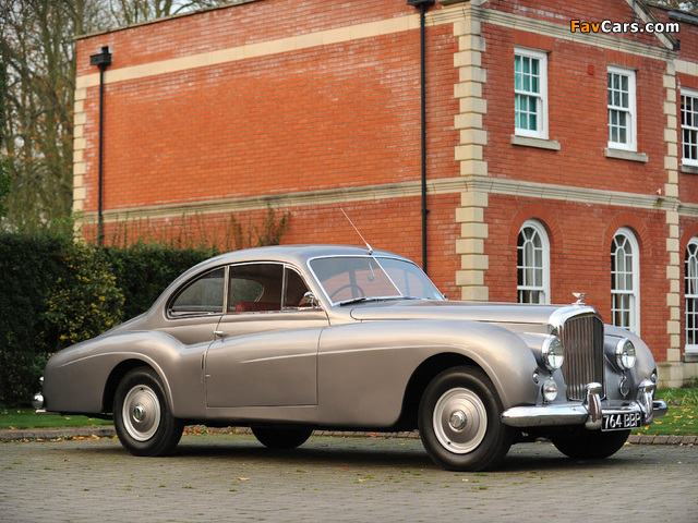 Bentley R-Type 4.6 Litre Coupe by Abbott 1954 wallpapers (640 x 480)