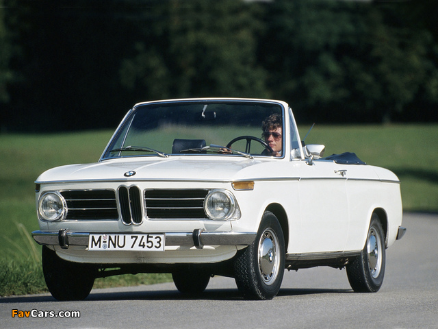 BMW 1600-2 Cabriolet (E10) 1967–71 wallpapers (640 x 480)