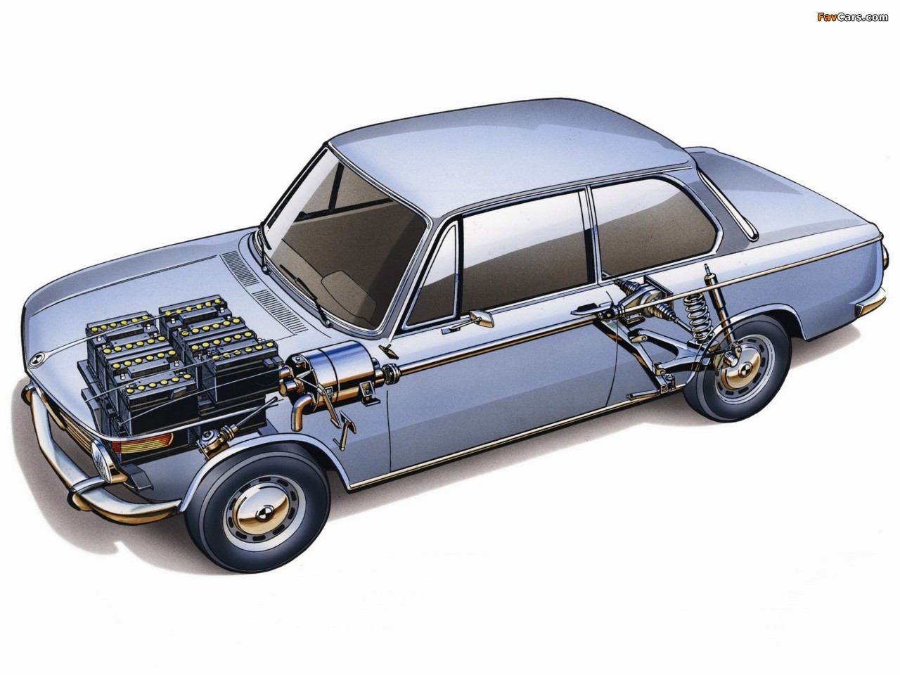 BMW 1602 Electric Drive (E10) 1969 photos (1280 x 960)