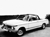 Images of BMW 2002 Cabriolet by Baur (E10) 1967–75