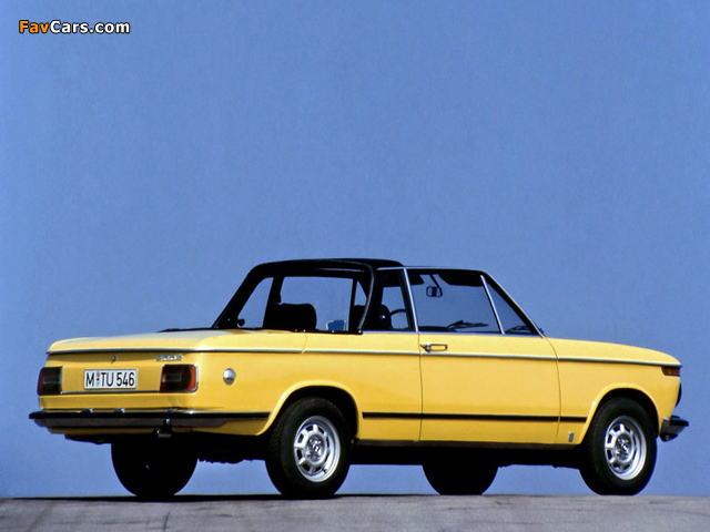 BMW 2002 Cabriolet by Baur (E10) 1967–75 wallpapers (640 x 480)