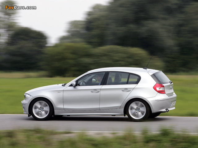 BMW 130i 5-door (E87) 2005–07 images (640 x 480)