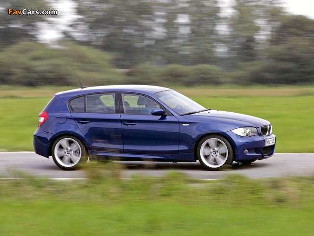 BMW 130i 5-door M Sports Package (E87) 2005 wallpapers (640 x 480)