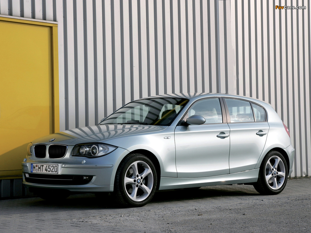BMW 120d 5-door (E87) 2007–11 images (1024 x 768)