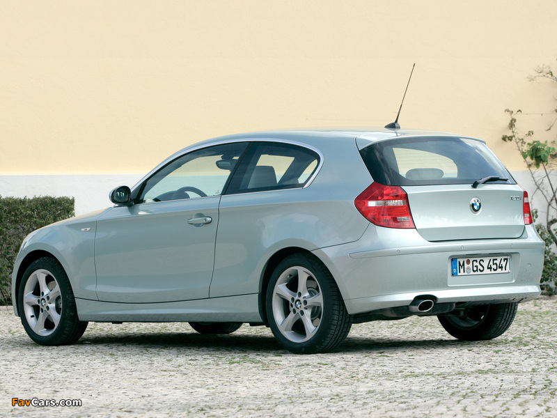 BMW 120i 3-door (E81) 2007–11 photos (800 x 600)