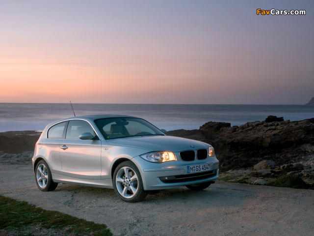 BMW 120i 3-door (E81) 2007–11 pictures (640 x 480)