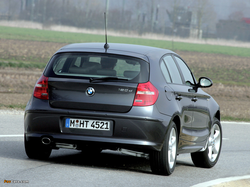 BMW 120d 5-door (E87) 2007–11 pictures (1024 x 768)