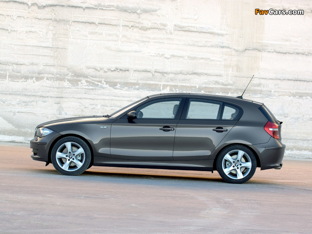 BMW 120d 5-door (E87) 2007–11 wallpapers (640 x 480)