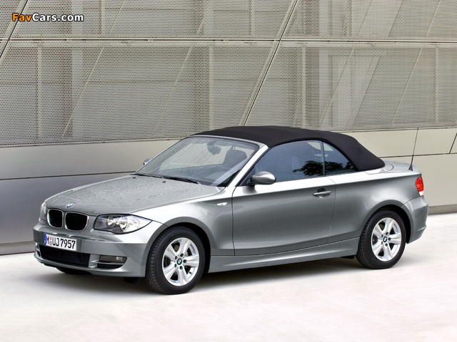 BMW 118d Cabrio (E88) 2008–10 images (640 x 480)