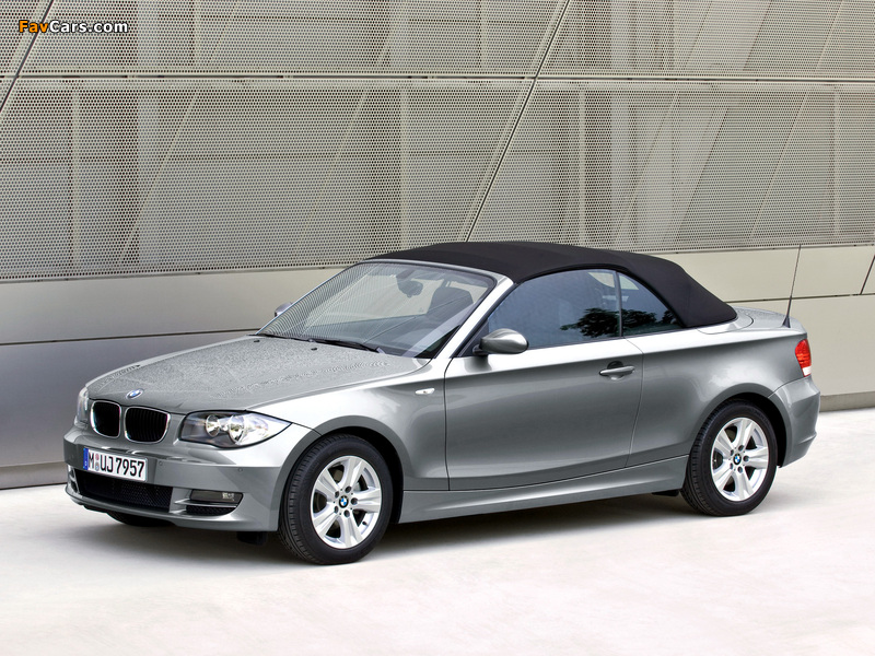 BMW 118d Cabrio (E88) 2008–10 images (800 x 600)