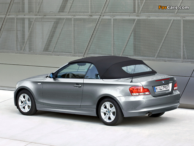 BMW 118d Cabrio (E88) 2008–10 images (640 x 480)