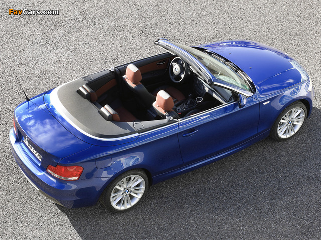 BMW 135i Cabrio (E88) 2008–10 images (640 x 480)