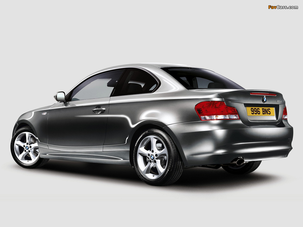 BMW 118d Coupe (E82) 2008–10 photos (1024 x 768)