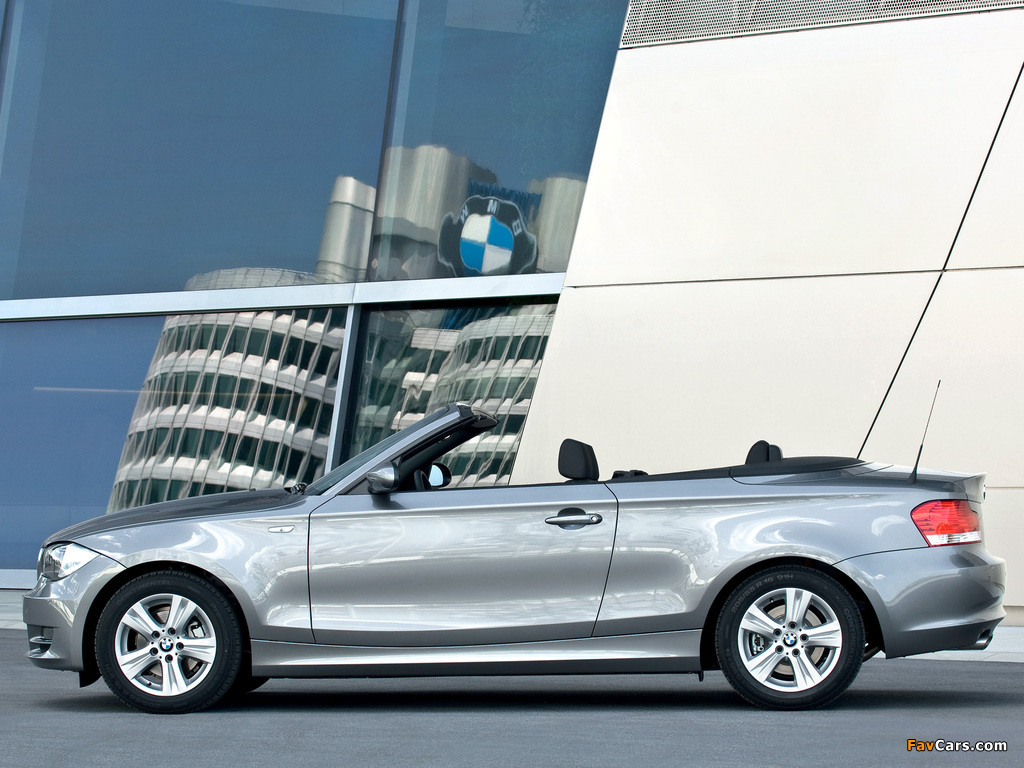 BMW 118d Cabrio (E88) 2008–10 photos (1024 x 768)