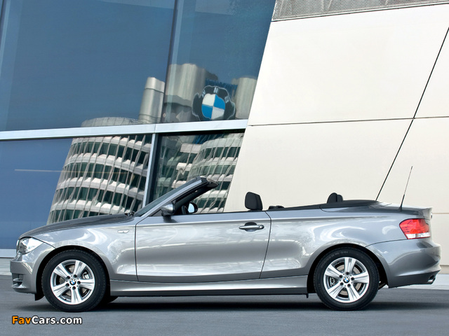 BMW 118d Cabrio (E88) 2008–10 photos (640 x 480)